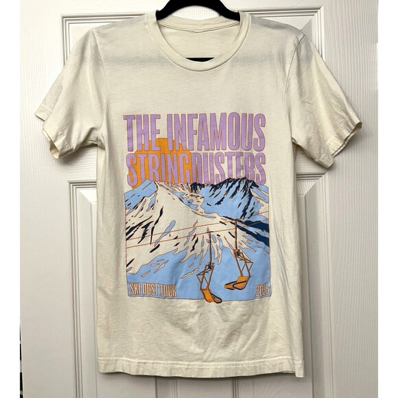 The Infamous Stringdusters Official Ski Dust Tour 2025 T-Shirt Women’s Small - Picture 1 of 6